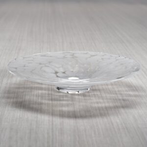 White Opal Confetti Bowl